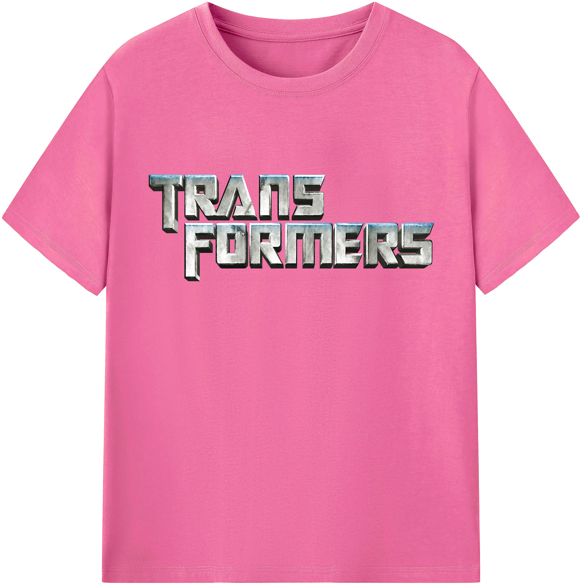 （画像用） Transformers トランスフォーマー レディースカジュアルプリントTシャツ（綿100％）